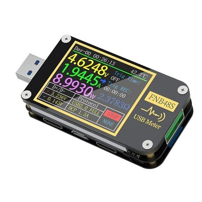 FNIRSI-FNB48S Ammeter Voltmeter Protocol Capacity Tester USB-A Current Voltage