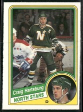 1984-85 O-Pee-Chee Craig Hartsburg #98 Minnesota North Stars
