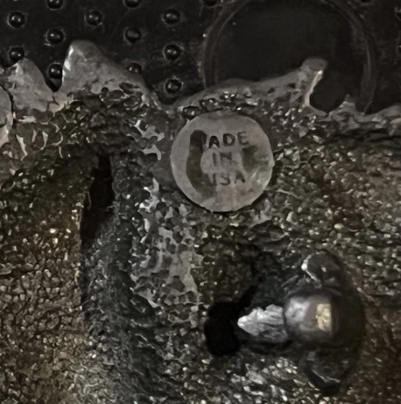 Vintage 1981 Knockin Boots Belt Buckle Made USA Bergamot Brass Co. Y-60 Model - Image 3 of 3