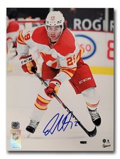 Dillon Dube Calgary Flames Away 8x10 Autographed Photo