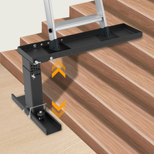 Sturdy Adjustable Ladder Stabilizer for Stairs with Non-Slip Feet
