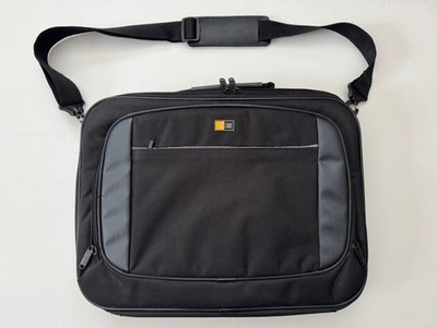Case Logic 17'' Padded Laptop Messenger Bag/Briefcase Black Shoulder Strap