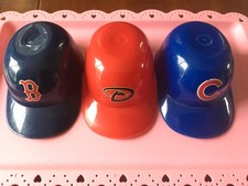 Lot of 3 - Baskin Robins Ice Cream Cups ⚾️ Hats - Cubs, Red Socks, Diamondbacks