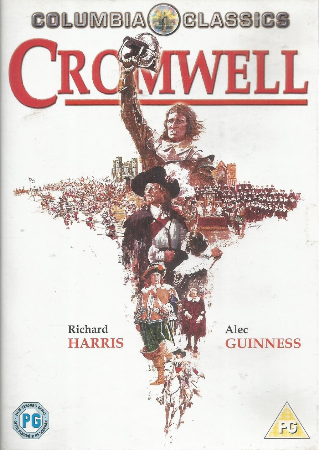 Cromwell DVD Richard Harris Alec Guinness drama historical