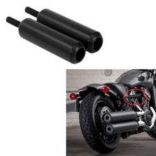 Shock Sliders Upper Rear Crash Bar Black For Indian Scout Bobber / ABS 2017-2024