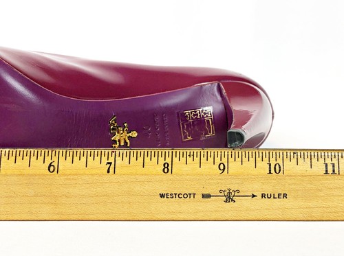 Prada - Women's Size US 9 - Magenta Pump Slip-on Stiletto high heels - E82125E - Picture 10 of 11