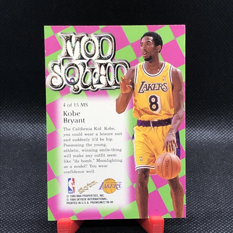 1998-99 SkyBox Premium Mod Squad Foil Insert Kobe Bryant - Image 3 of 3