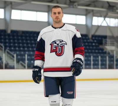 Vintage K1 Liberty University Flames NCAA Ice Hockey Jersey Men s XXL