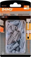 Wall Plugs, Plaster & Masonry Walls, Strong And Reliable, Anti-Spin, 38PCS
