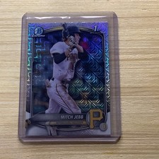 2025 Bowman Chrome 1st Mitch Jebb #BCP-41 MOJO Refractor Pirates RC A-7