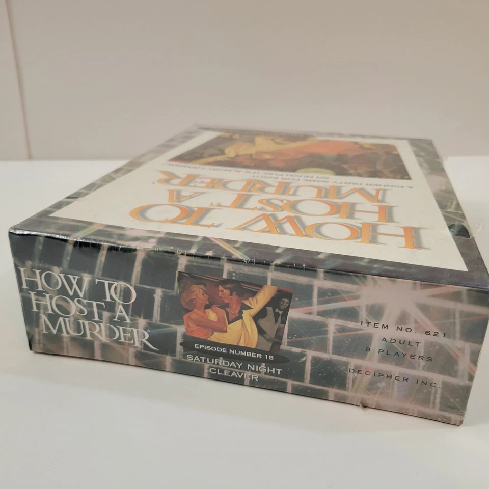HOW TO HOST A MURDER-Saturday Night Cleaver -Dinner Party Game-New-Damaged Box - Image 3 of 4