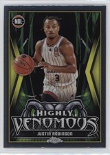 2023 Chrome NBL National Basketball League Highly Venomous Justin Robinson uk2