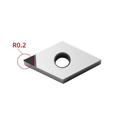 2pcs/box PCD Inserts for Copper Aluminum Alloy Plastic DNMG430.5 DNMG150402