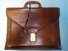 Aktentasche, Leder, braun, Assima creation
