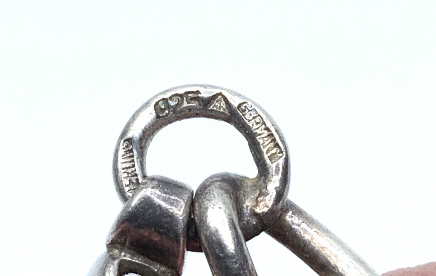 Germany Hallmarked Solid 925 Sterling Silver 7.5”… - image 4