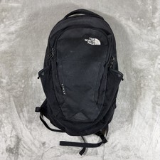 Mochila de senderismo negra The North Face Vault funda para computadora portátil correa ajustable
