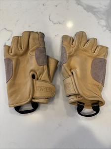 Metolius Small Belay Gloves 3/4 Finger Fingerless Rock Climbing Rappelling