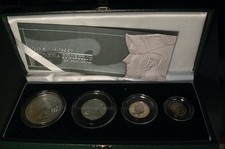 Britannia Collection 2003 SILVER PROOF Two Pound £2 Pound £1 50p and 20p 