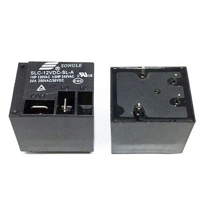 2PCS SONGLE SLC-12VDC-SL-A 12VDC Power Relay 5Pins