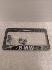 Bmw Dual Pack License Plate Frame Matte Black With Mounting Hardware Bmw Dual Pack License Plate Frame Matte Black With Mounting Hardware