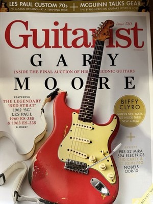 Guitarist magazine Nov  2025 Gary Moore, Biffy Clyro, PRS S2 Mira 594
