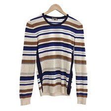 Loro Piana Gestreifter Kaschmir-Seiden-Strick 21226233 152660014