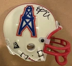 EDDIE GEORGE SIGNED HOUSTON OILERS RIDDELL MINI HELMET NO COA
