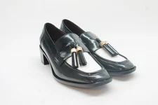 Franco Sarto Women's L-Donna Black/White Loafers 8M FS
