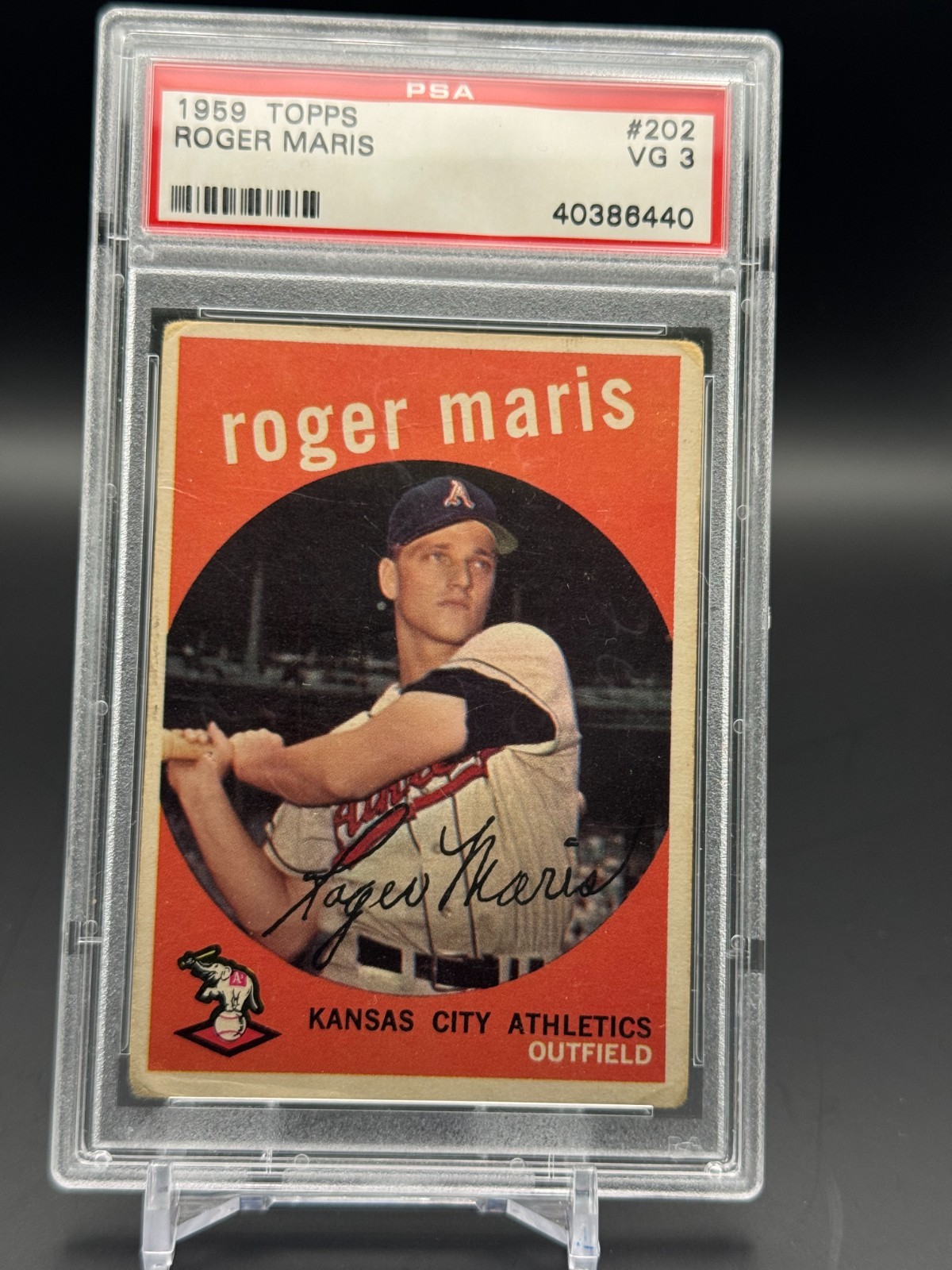 1959 Topps #202 Roger Maris PSA 3