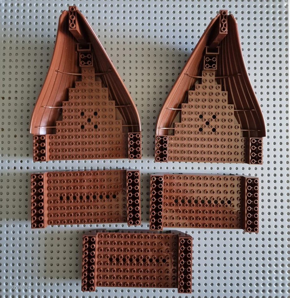 LEGO Wikinger Schiffsrumpf Schiff Boot Rumpf 2560 53462 Set 7018 6243 R4/P24 - Bild 1 von 1