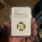 2026 Gold $5 Eagle MS69 NGC Certified coin