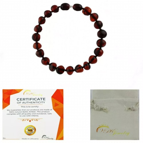 Genuine Amber Bracelet Necklace Anklet Real Beads Multicolor Unpolished Boy Girl - Picture 33 of 138