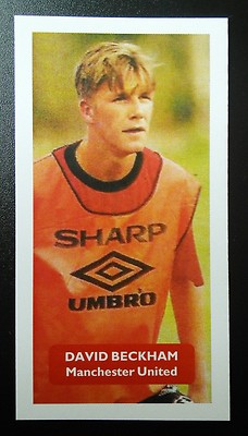 ENGLAND MANCHESTER UNITED - DAVID BECKHAM #1 of 5 Score UK football trade card 