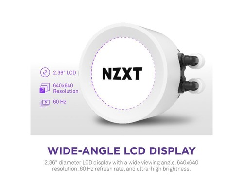 NZXT Kraken Elite RGB 280mm - RL-KR28E-W1 – RGB AIO CPU Liquid Cooler – Customiz - Afbeelding 3 van 8