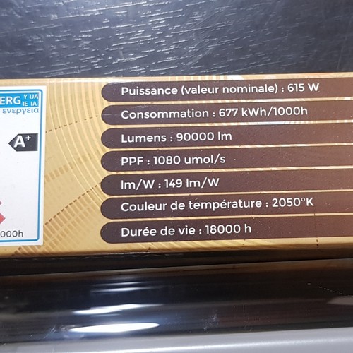 Ampoule / Lampe de culture pour la Floraison florastar Hps horticole (600W) e40 - Photo 5/9