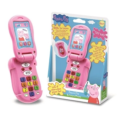 Peppa Pig's Flip & Learn Phone - NEW