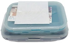 Tone It Up Pop 'N Go Meal Prep Containers Set of 2 Collapsible Silicone BPA Free