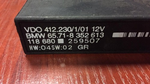 BMW 5ER E39 TEMPOMAT MODUL ECU 8352613