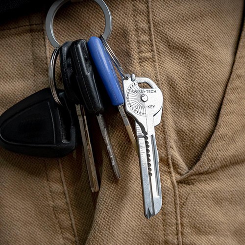 Taschen Schlüsselanhänger Multitool Schlüsselform Öffner Flucht Outdoor Werkzeug Zubehör" - Bild 5 von 14