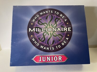 Vintage Who Wants To Be A Millionaire Junior Edition Board Game New in Box