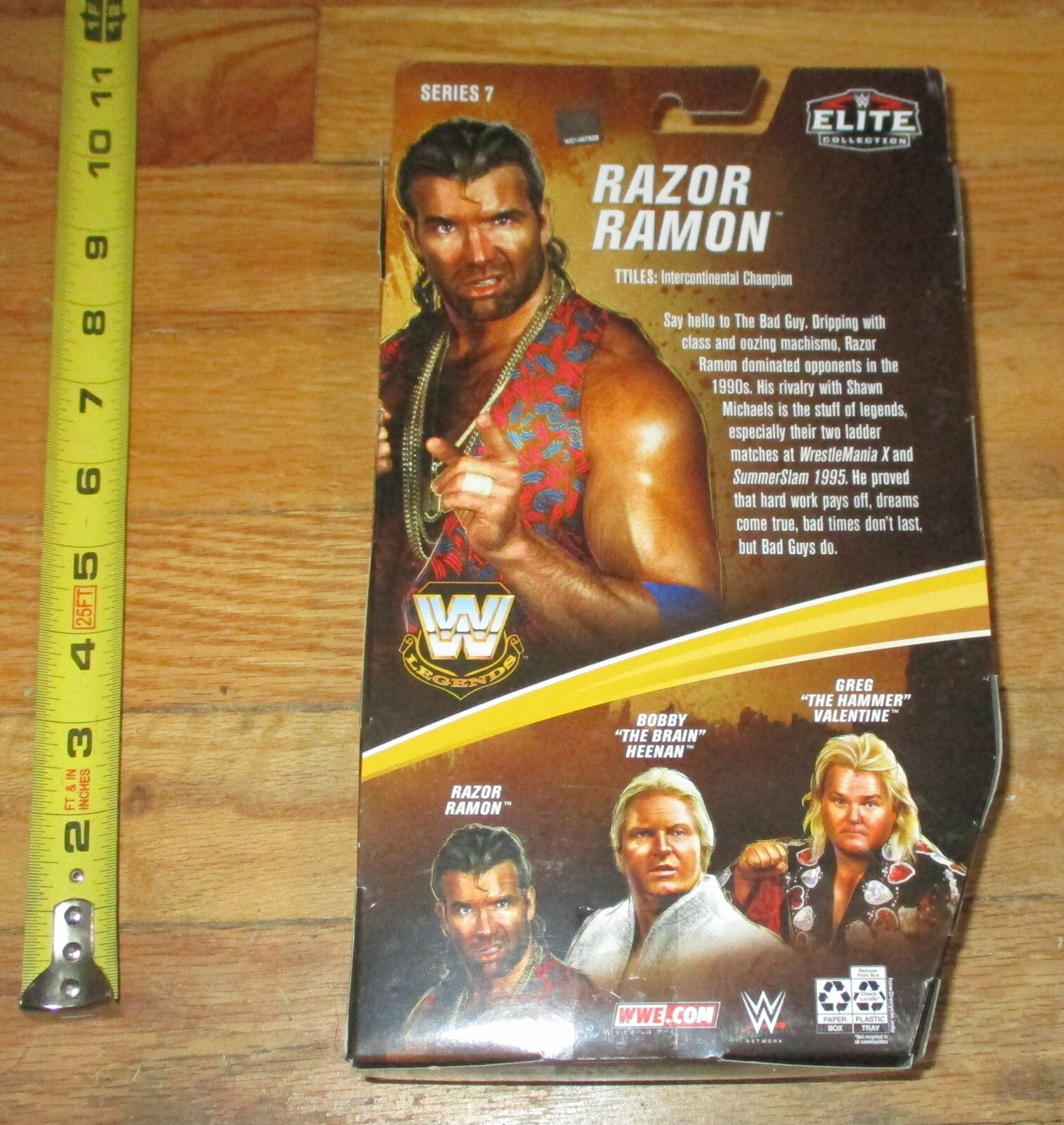 2020 WWE WWF Mattel Razor Ramon Legends Series 7 Elite Wrestling Figure ...