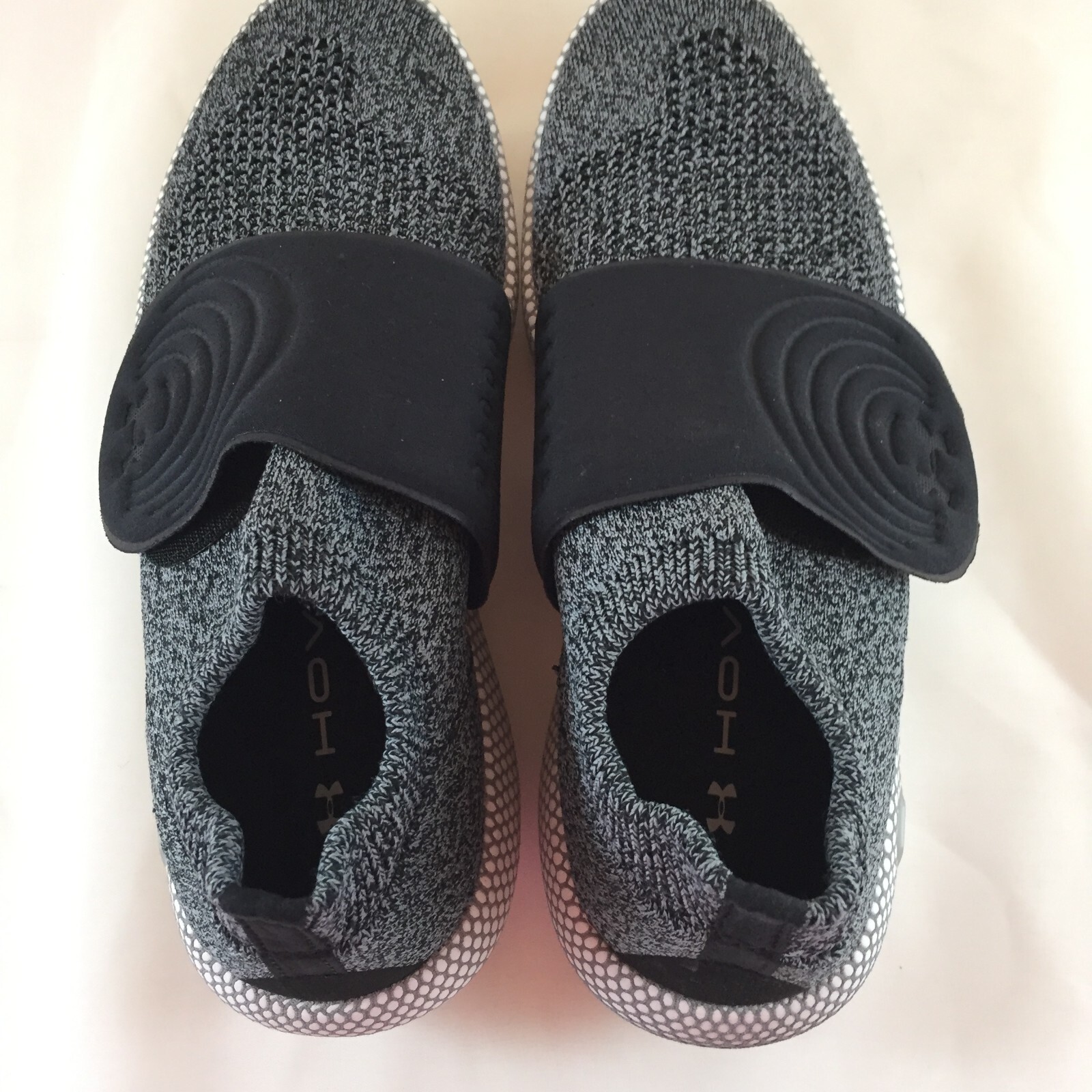 Under Armour HOVR Revive Knit Laceless Athletic Shoes… Gem