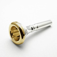 Marcinkiewicz 24K Gold Rim Cup Trombone Mouthpiece, ET4 Lloyd Ulyate
