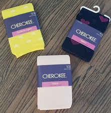 Toddler girls Size 12-24 months tights, nylon, 3 pairs