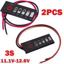 3S Battery Level Indicator 18650 Lipo Li-ion Capacity Tester Meters 11.1V-12.6V