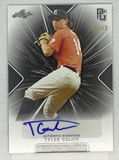 2021 LEAF PERFECT GAME TYLER GOUGH BLACK PAPER AUTO # 38/50