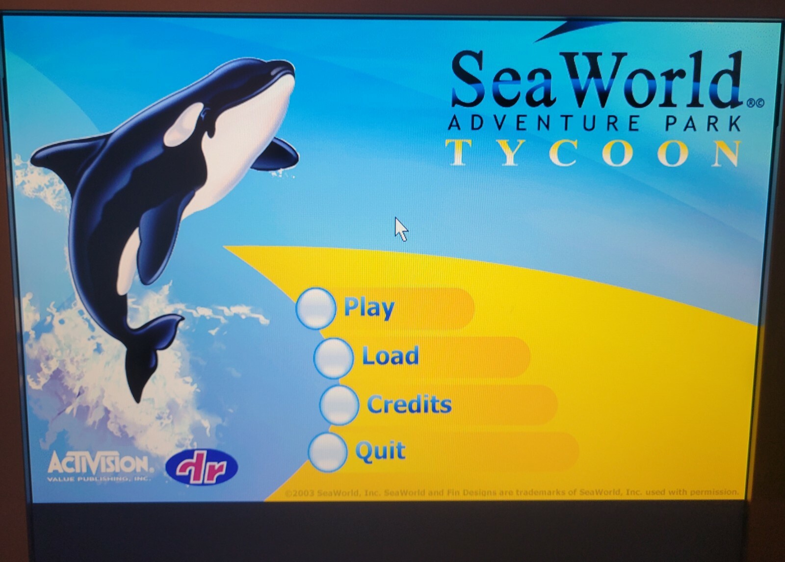 Seaworld For Computer SeaWorld Adventure Parks Tycoon (PC CD-ROM, 2003) Whales Shamu ...