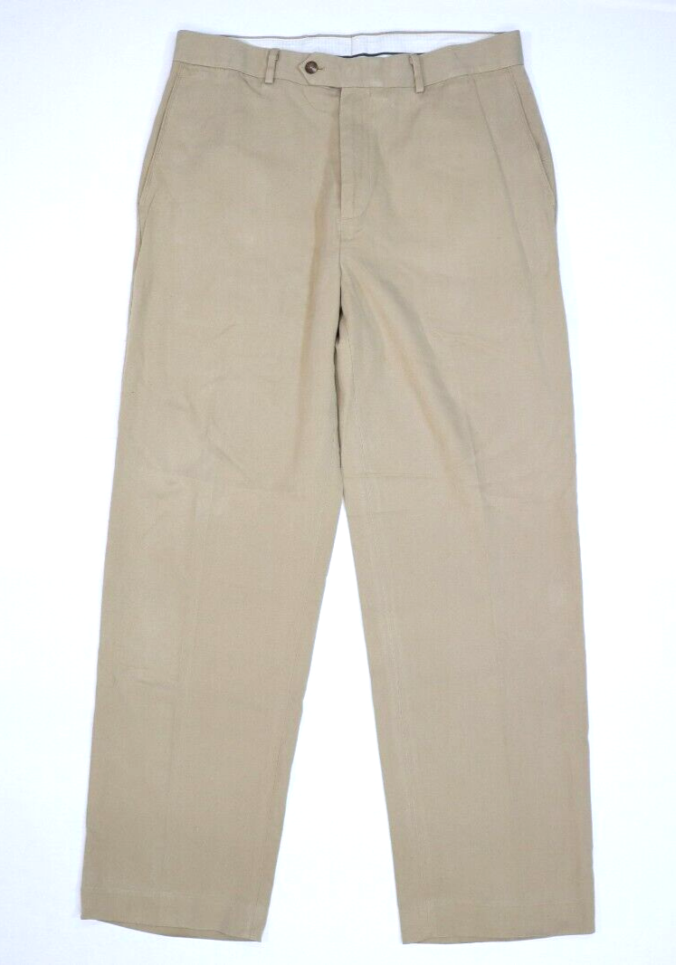 khaki dress slacks Napolean Melange Khaki Wool Pants  StudioSuits
