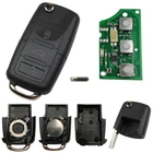 Flip Key 1J0959753DA Remote Control 434MHz Fits VW Seat Skoda Golf