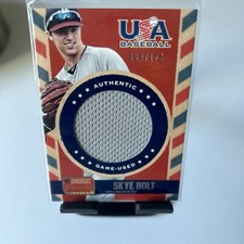 2013 Panini Americas Pastime USA Baseball Skye Bolt Game Used /125 #US-SB